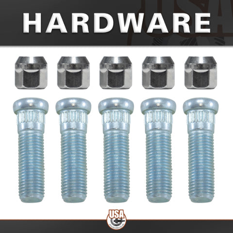 Rear Axle Kit Fits GM 8.5" Diff 30 Spline 5 Lug 31-1/2" Long