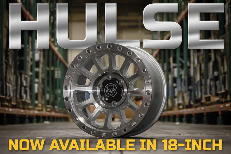 New from ICON: 18-inch Hulse in 5, 6, & 8 Lug