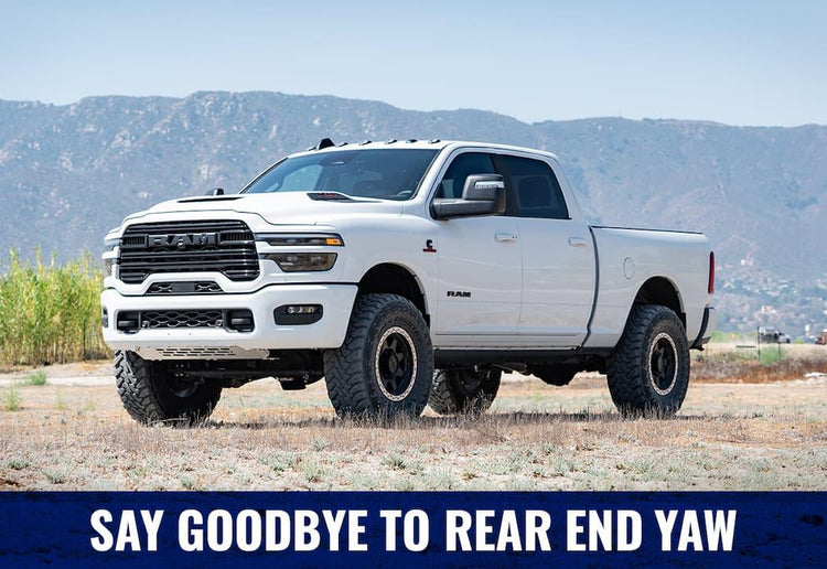 Ram 2500 MASSIVELY EXTENDED Rear Track Bar from Carli Suspension