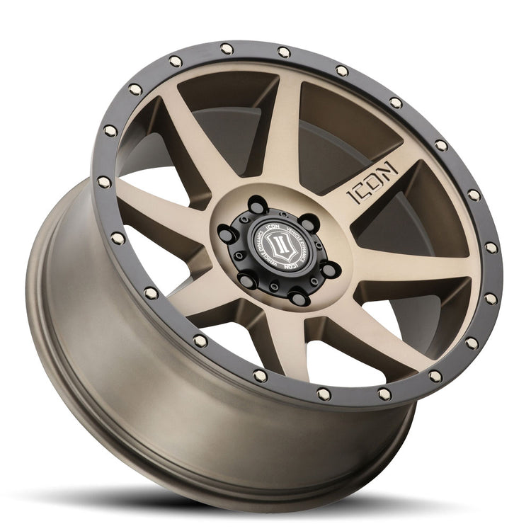 ICON Alloys Rebound, Bronze, 20 x 9 / 6 x 5.5, 0mm Offset, 5" BS
