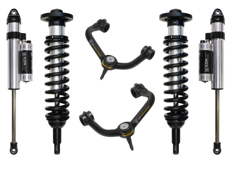 ICON 2004-2008 Ford F-150 2WD, 0-2.63" Lift, Stage 4 Suspension System, Tubular