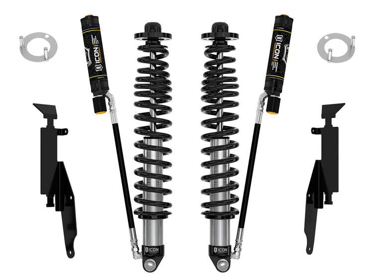 ICON 2021-2026 Ford Bronco, Rear, 1.25-3” Lift, V.S. 2.5 Series Coilover Kit, Remote Reservoir w/ CDEV, Heavy Rate Springs, Pair