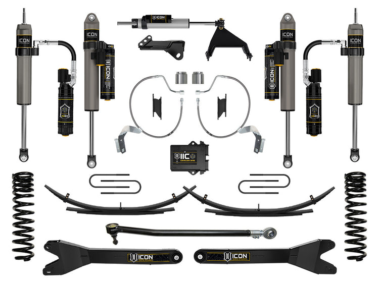 ICON 2023-2026 Ford F-250/F-350 Super Duty 4WD, Gas, 4.5" Lift, Stage 8 Suspension System w/ Radius Arms & Expansion Packs