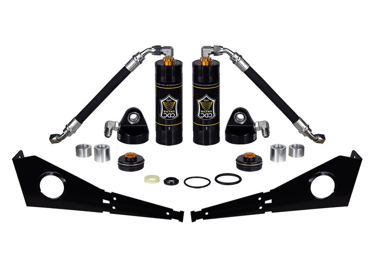 ICON 2005-2023 Toyota Tacoma/2007-2014 FJ Cruiser/2003-2024 4Runner, Front, Coilover Reservoir w/CDCV Upgrade Kit w/ Seals, Pair