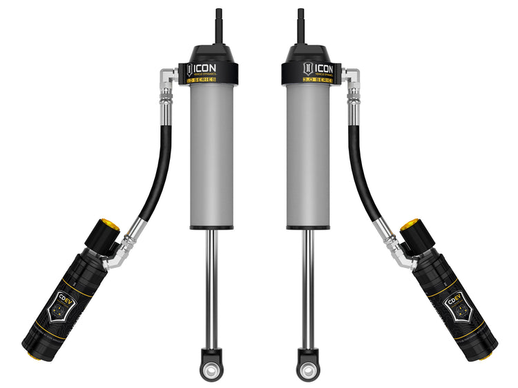 ICON 2017-2026 Ford F-250/F-350 Super Duty 4WD, 0-3” Lift, Front, V.S. 3.0 Series Shock Absorbers, Remote Reservoir w/ CDEV, Pair