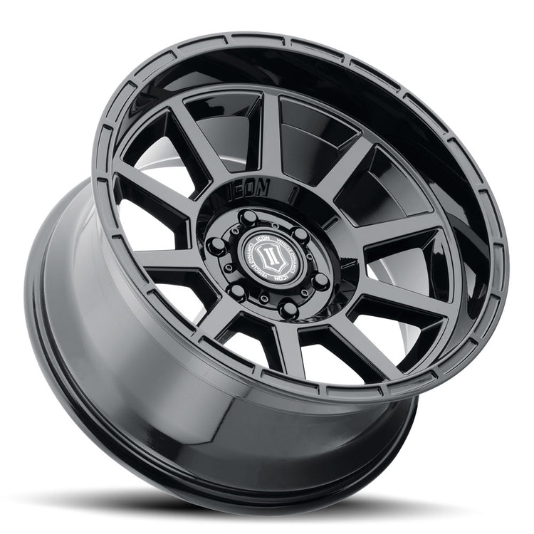 ICON Alloys Recoil, Gloss Black, 20 x 10 / 5 x 150, -24mm Offset, 4.5" BS