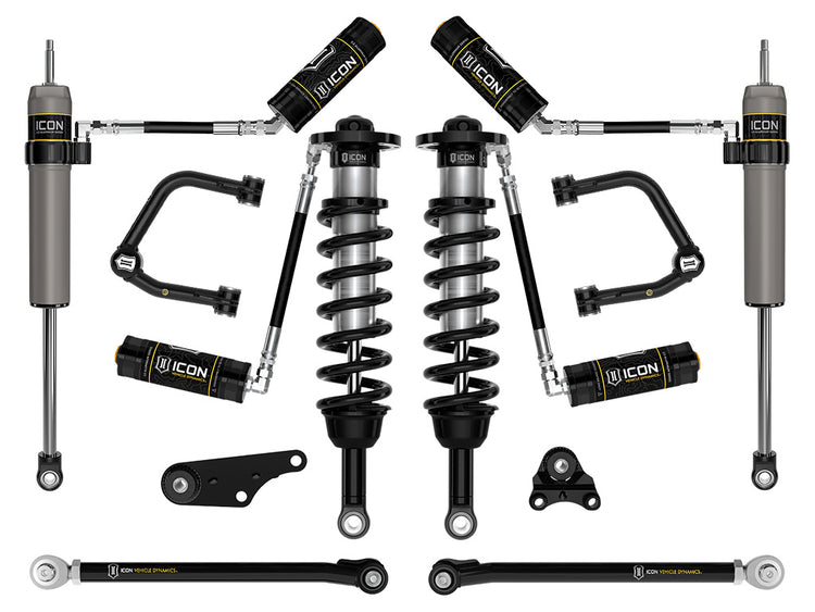 ICON 2024-2026 Toyota Tacoma 1.25-3" Lift, Stage 7 Suspension System, Tubular