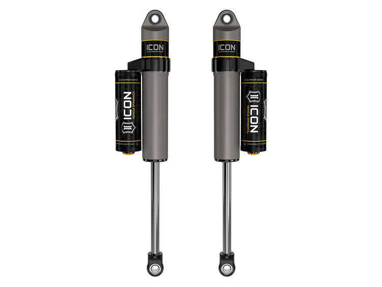 ICON 2023-2026 GMC Canyon/Chevrolet Colorado, 0-1” Lift, Rear, V.S. 2.5 Aluminum Series Shock Absorbers, Piggyback Reservoir, Pair