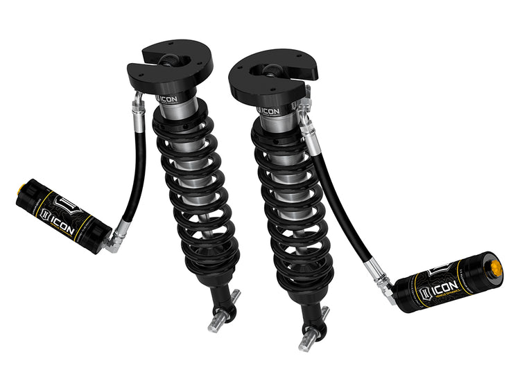 ICON 2019-2026 Chevrolet Silverado1500/GMC Sierra 1500, 1.5-3.5” Lift, Front, V.S. 2.5 Series Coilover Kit, Extended Travel, Remote Reservoir, Pair