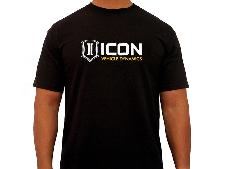 ICON R&D-Logo Tee – Black, Extra Large