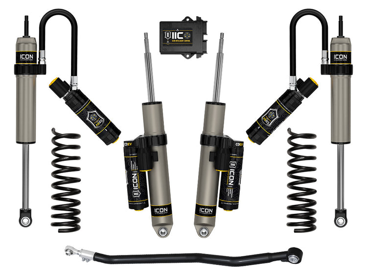 ICON 2014-2026 Ram 2500 4WD, Diesel, Coil Spring Rear, 2.5" Lift, Stage 5 Suspension System