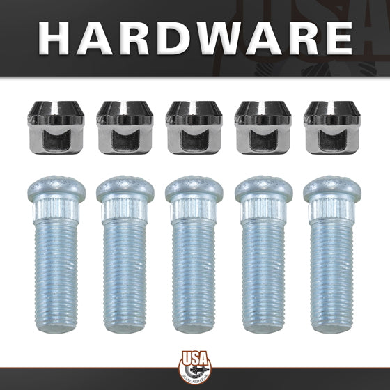 Rear Axle Kit Fits GM 8.5\" Diff 30 Spline 5 Lug 31-1/2\" Long