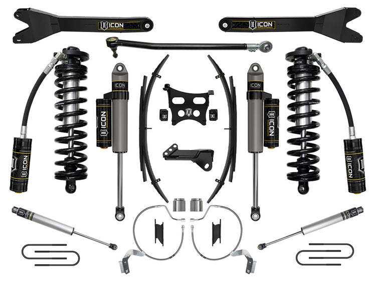 ICON 2023-2026 Ford F-250/F-350 Super Duty 4WD, 4-5.5" Lift, Stage 4 Coilover Conversion System w/ Radius Arms & Expansion Packs
