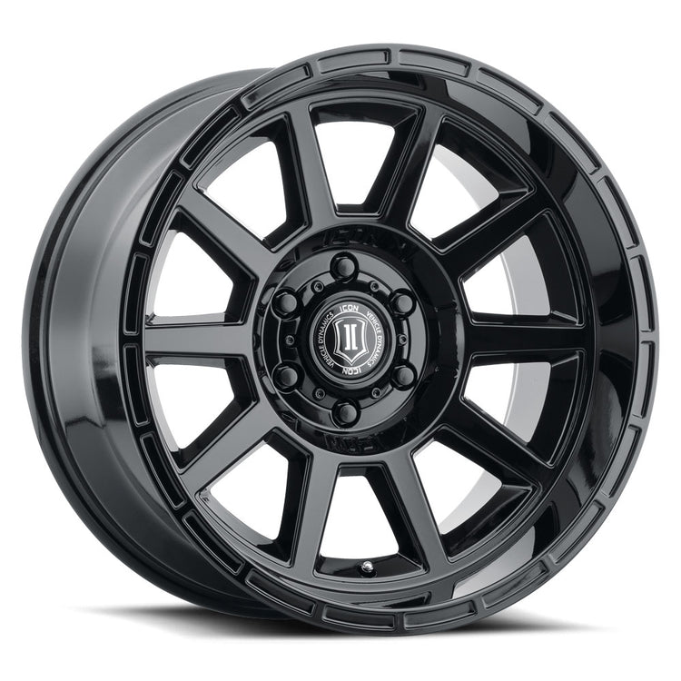 ICON Alloys Recoil, Gloss Black, 20 x 10 / 5 x 150, -24mm Offset, 4.5" BS