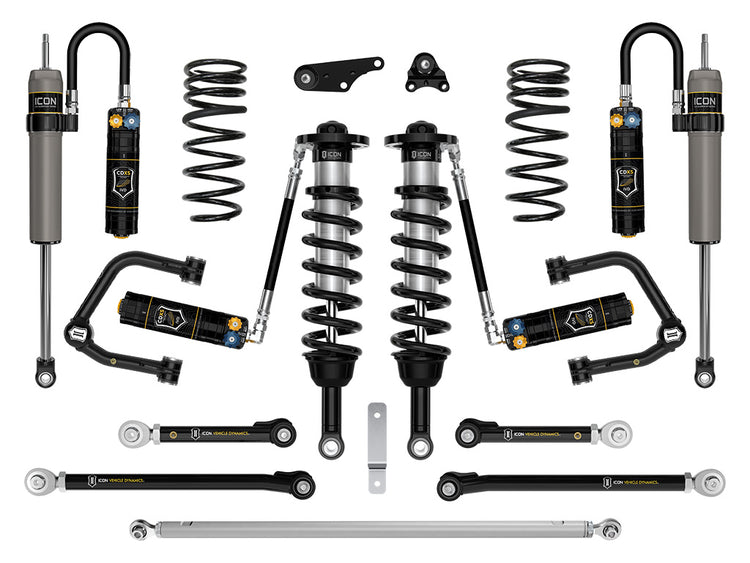 ICON 2024-2026 Toyota Land Cruiser 250 Series, 1.25-3" Lift, Stage 9 Suspension System, CDXS, Tubular
