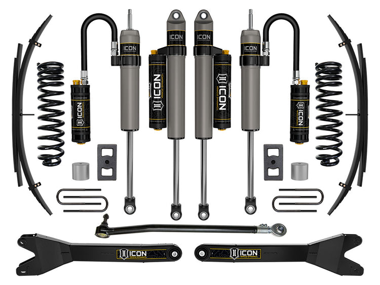 ICON 2023-2025 Ford F-250/F-350 Super Duty 4WD, Gas, 2.5" Lift, Stage 4 Suspension System w/ Radius Arms and Expansion Packs