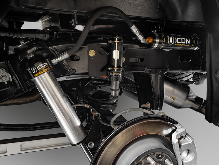 ICON 2022-2026 Toyota Tundra 0-1.5” Lift/2023-2026 Sequoia 0-4" Lift, Rear, V.S. 3.0 Series Shock Absorbers, Remote Reservoir w/ CDCV, Pair