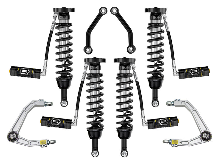 ICON 2021-2026 Chevrolet Tahoe & Suburban/2021-2026 GMC Yukon & Yukon XL, 2.5-3.25" Lift, Stage 3 Suspension System, Billet