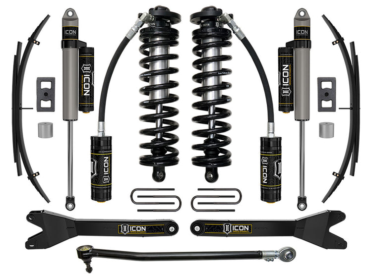 ICON 2023-2026 Ford F-250/F-350 Super Duty 4WD, 2.5-3" Lift, Stage 3 Coilover Conversion System w/ Radius Arms & Expansion Packs