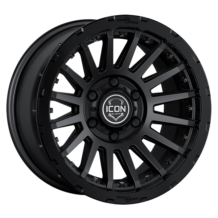 ICON Alloys Recon Pro, Satin Black, 18 x 9 / 6 x 5.5, 40mm Offset, 6.6" BS