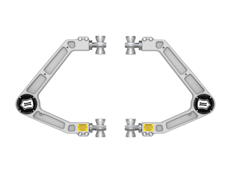 ICON 2023-2026 GMC Canyon/Chevrolet Colorado Trail Boss & ZR2, Billet Upper Control Arms, w/ Delta Joint PRO