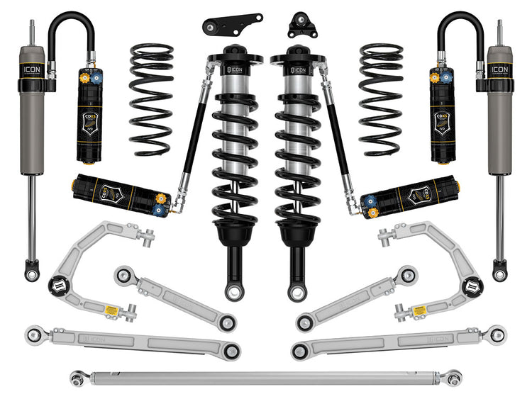 ICON 2024-2026 Toyota Tacoma 1.25-3" Lift, Stage 12 Suspension System, Billet