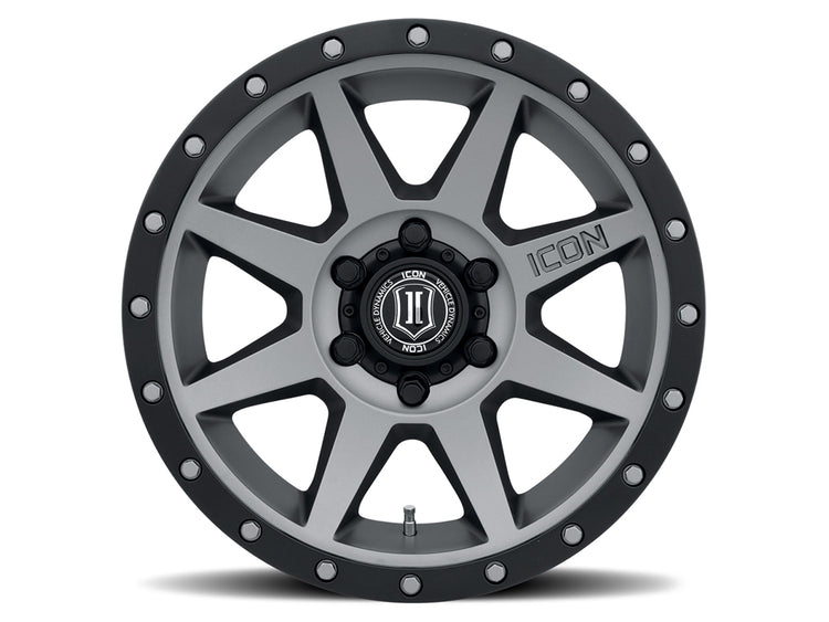 ICON Alloys Rebound, Titanium, 18 x 9 / 6 x 135, 6mm Offset, 5.25" BS
