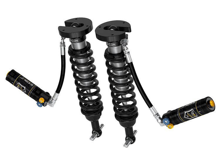 ICON 2019-2026 Chevrolet Silverado1500/GMC Sierra 1500, 1.5-3.5” Lift, Front, V.S. 2.5 Series Coilover Kit, Extended Travel, Remote Reservoir w/ CDXS, Pair