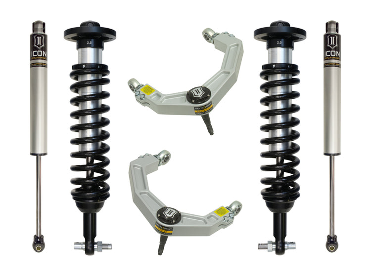 ICON 2014 Ford F-150 2WD, 0-2.63" Lift, Stage 2 Suspension System, Billet
