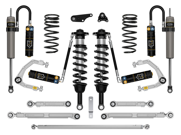 ICON 2024-2026 Toyota Land Cruiser 250 Series, 1.25-3" Lift, Stage 9 Suspension System, CDXS, Billet