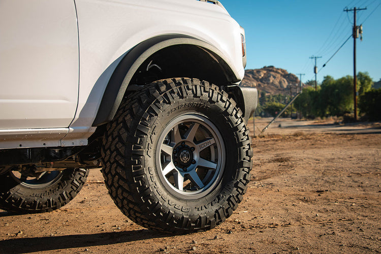ICON Alloys Rebound Pro, Titanium, 17 x 8.5 / 6 x 5.5, 25mm Offset, 5.75" BS