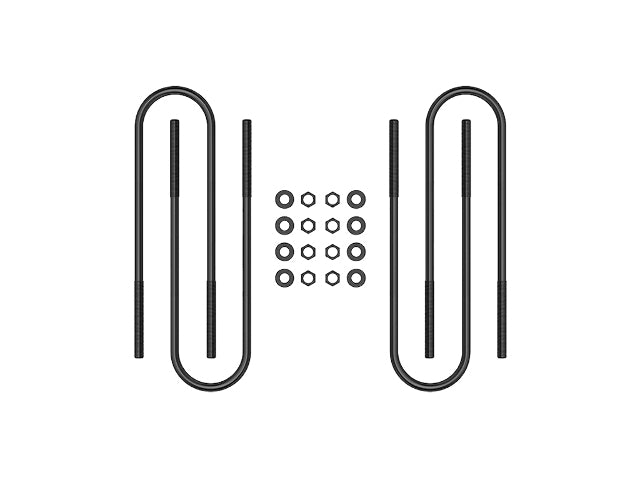 ICON 1999-10 Ford F250/F350 SD Dually/03-12 Ram HD, Rear 15” U-Bolt Kit