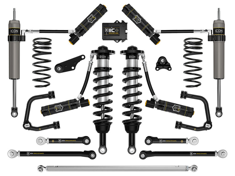 ICON 2025-2026 Toyota 4Runner 4WD, 1.25-3" Lift, Stage 14 Suspension System, Tubular