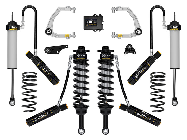 ICON 2025-2026 Toyota 4Runner 4WD, Hybrid, 2.25-3" Lift, Stage 1 3.0 Suspension System w/ CDEV, Billet