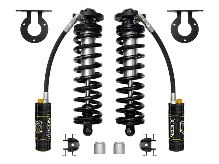 ICON 2023-2026 Ford F-250/F-350 Super Duty 4WD, 2.5-3” Lift, V.S. 2.5 Series Coilover Conversion Kit, Remote Reservoir w/ CDCV