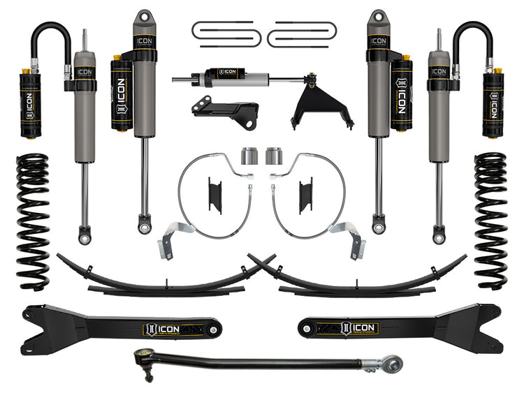 ICON 2023-2026 Ford F-250/F-350 Super Duty 4WD, Gas, 4.5" Lift, Stage 5 Suspension System w/ Radius Arms & Expansion Packs