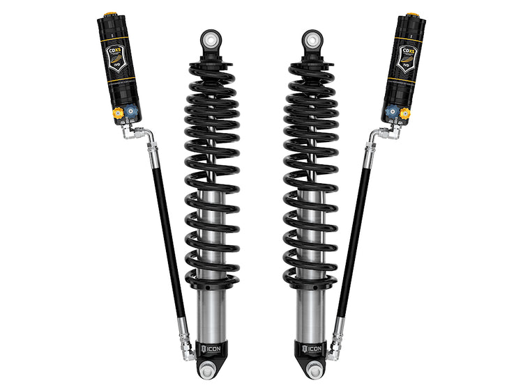 ICON 2021-2026 Ford Bronco, Rear, 1.25-3” Lift, V.S. 2.5 Series Coilover Kit, Remote Reservoir w/ CDXS, Pair