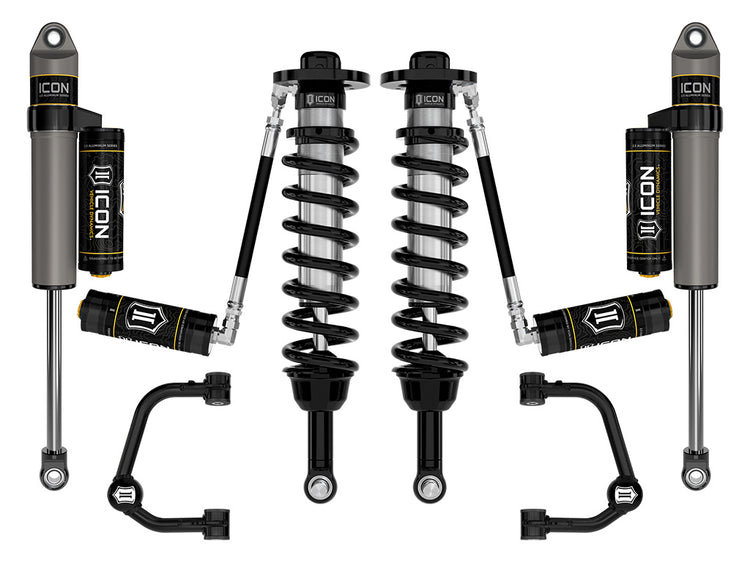 ICON 2021-2025 Ford F-150 4WD, 2.75-3.5" Lift, Stage 3 Suspension System, Tubular