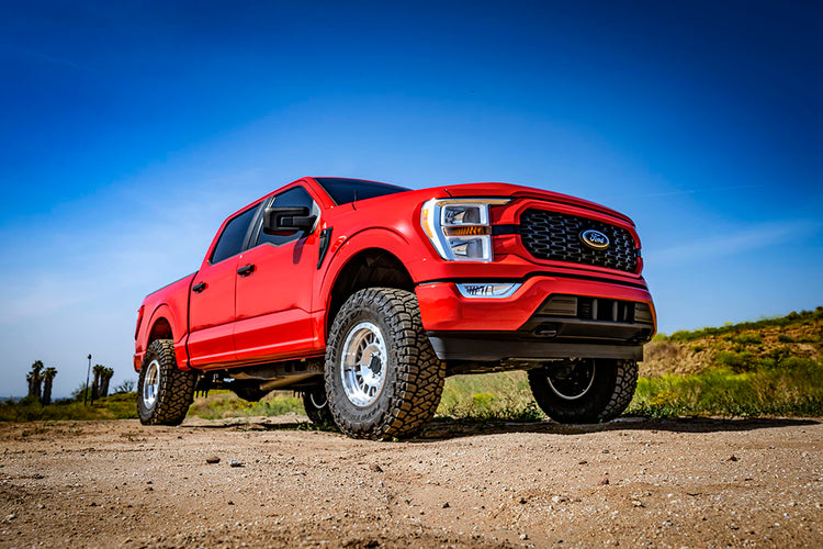 ICON 2021-2024 Ford F-150 4WD/Tremor, 3.5-4.5"/2.5-3" Lift, Front, V.S. 2.5 Series Coilovers, Remote Reservoir w/ CDEV, Pair
