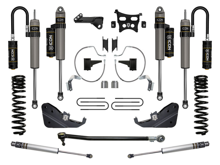 ICON 2023-2025 Ford F-250/F-350 Super Duty 4WD, Gas, 4.5" Lift, Stage 4 Suspension System