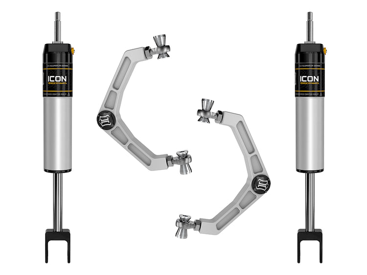 ICON 2020-2026 GM 2500/3500 HD, 0-2” Lift, V.S. 2.5 Aluminum Series Shock System, Internal Reservoir, Billet