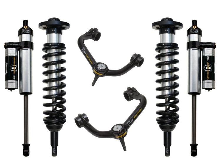ICON 2009-2013 Ford F-150 4WD, 0-2.63" Lift, Stage 3 Suspension System, Tubular