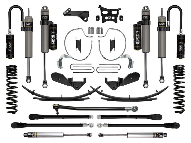 ICON 2023-2026 Ford F-250/F-350 Super Duty 4WD, Diesel, 4.5" Lift, Stage 6 Suspension System w/ Expansion Packs