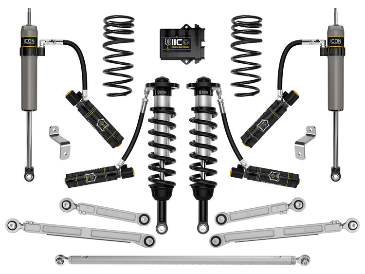 ICON 2023-2025 Toyota Sequoia TRD Pro, 1-2.5" Lift, Stage 10 2.5 Suspension System, Billet
