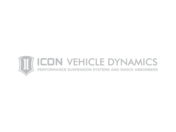 ICON Vehicle Dynamics Tagline Vinyl Decal, Silver, 25” Wide