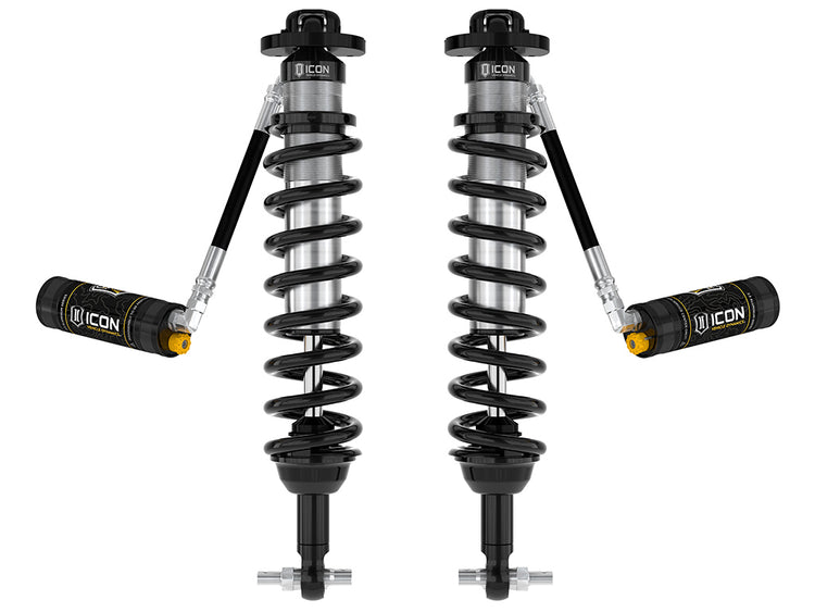 ICON 2021-2026 Ford Bronco, Front, 1.5-4” Lift, V.S. 2.5 Series Coilover Kit, Remote Reservoir w/ CDCV, Pair