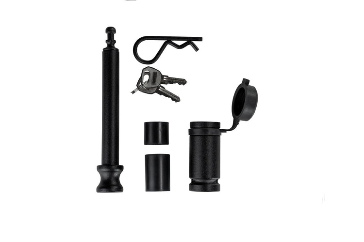 BulletProof Hitches - 5/8" Trailer Hitch Locking Pin - Universal Fit, Stainless Steel, Weather Resistant Rubber Cap - Black, 1 Pack