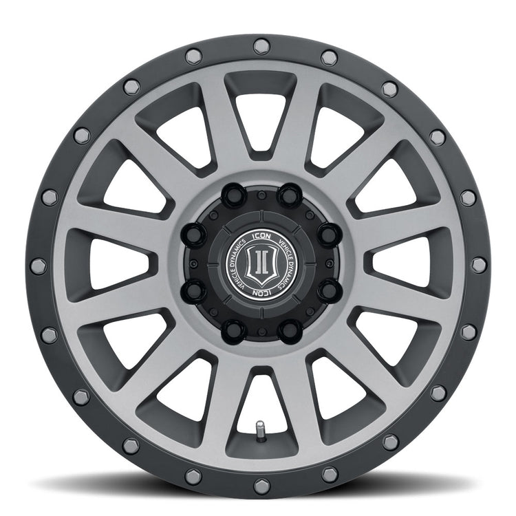 ICON Alloys Compression, Titanium HD, 18 x 9 / 8 x 180, 12mm Offset, 5.5" Backspace