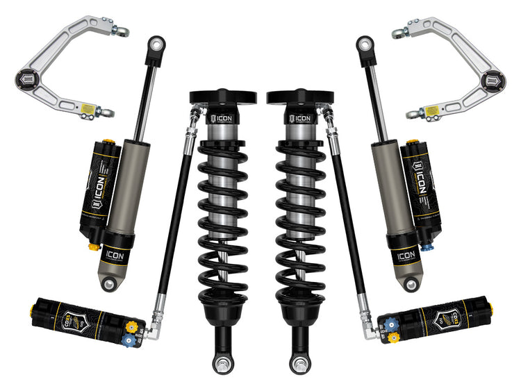 ICON 2019-2026 Chevrolet Silverado 1500/GMC Sierra 1500, 1.5-3.5" Lift, Stage 5 Suspension System, Billet