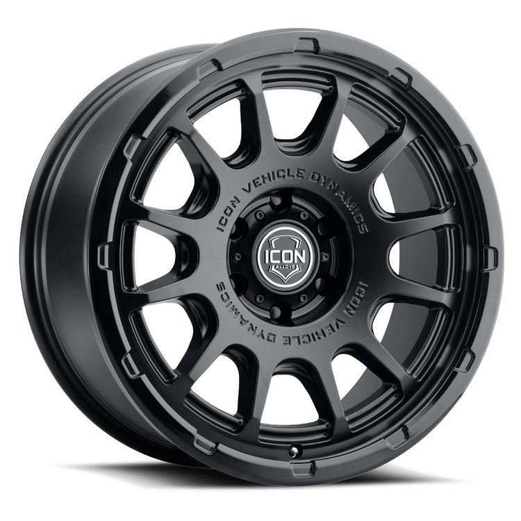 ICON Alloys Rancho, Double Black, 20 x 9 / 6 x 5.5, 0mm Offset, 5" BS